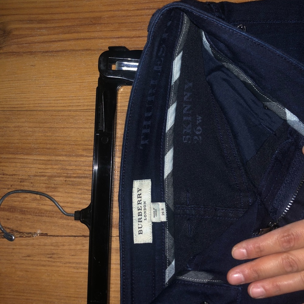 Burberry blue jeans